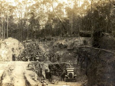 a quarry in the clump point district where stone was obtained for road making s cc libraries