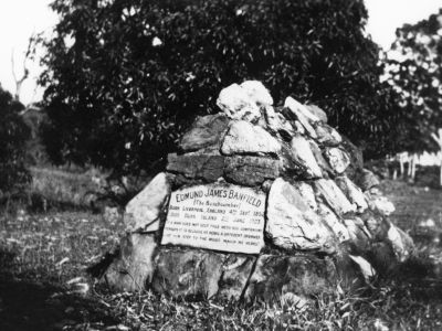 gravestone of e. banfield cc libraries