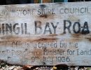 sign bingil bay rd donation chris forbes